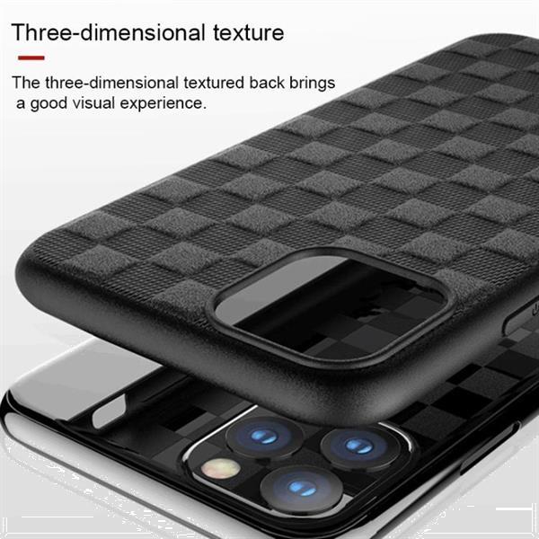 Grote foto for iphone 11 tgvis chessboard series tpu shockproof protect telecommunicatie mobieltjes