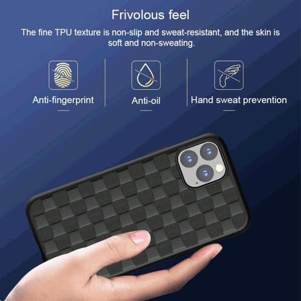 Grote foto for iphone 11 tgvis chessboard series tpu shockproof protect telecommunicatie mobieltjes