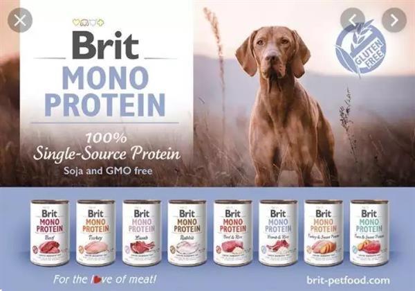 Grote foto brit mono proteine blikken aktie 5 1 gratis voor alle smaken dieren en toebehoren toebehoren