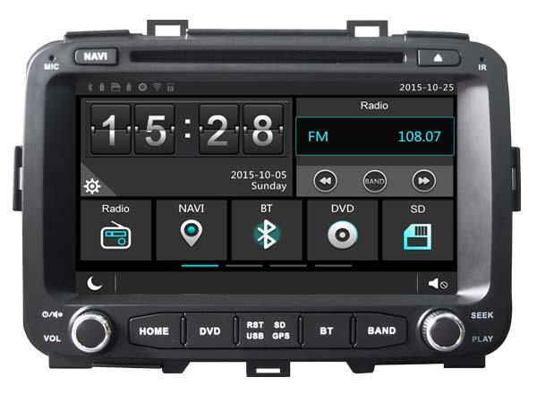 Grote foto kia carens vanaf 2013 passend navigatie autoradio systeem op auto onderdelen navigatie systemen en cd