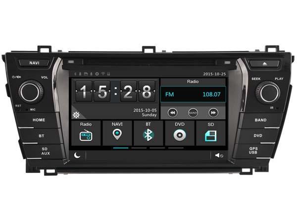 Grote foto toyota corolla 2012 tot 2016 passend navigatie autoradio sys auto onderdelen navigatie systemen en cd