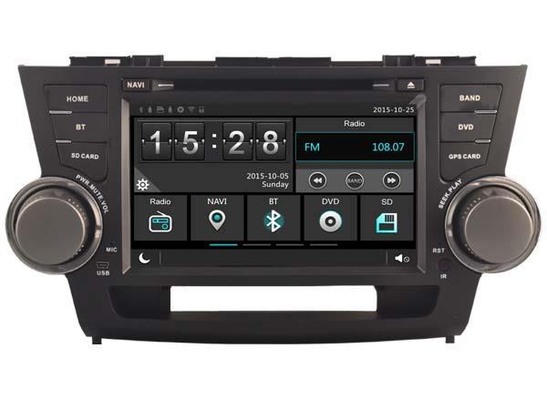 Grote foto toyota highlander 2009 tot 2014 passend navigatie autoradio auto onderdelen navigatie systemen en cd