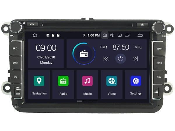 Grote foto volkswagen polo passend navigatie autoradio 8 inch systeem o auto onderdelen navigatie systemen en cd