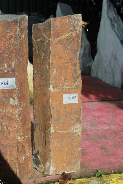 Grote foto natuursteen ruw basalt bruin l. tuin en terras sierstenen en rotsen