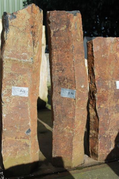 Grote foto natuursteen ruw basalt bruin l. tuin en terras sierstenen en rotsen