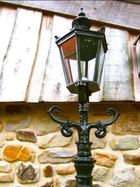 Grote foto lantaarn buitenlamp oud parijs hoogte 270 cm tuin en terras verlichting