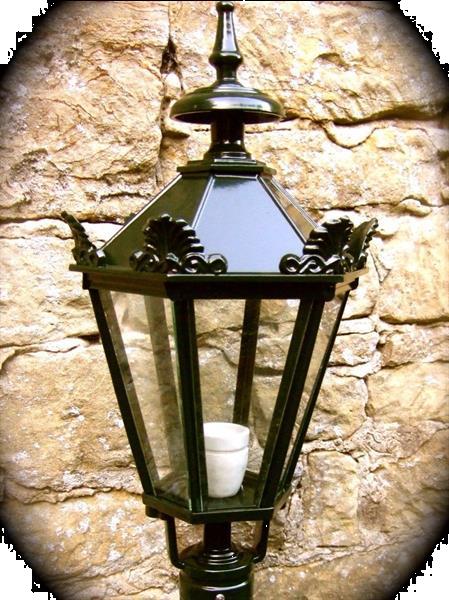 Grote foto lantaarn buitenlamp oud parijs hoogte 270 cm tuin en terras verlichting