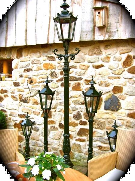 Grote foto lantaarn buitenlamp oud parijs hoogte 270 cm tuin en terras verlichting