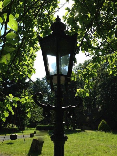 Grote foto lantaarn buitenlamp oud parijs hoogte 270 cm tuin en terras verlichting