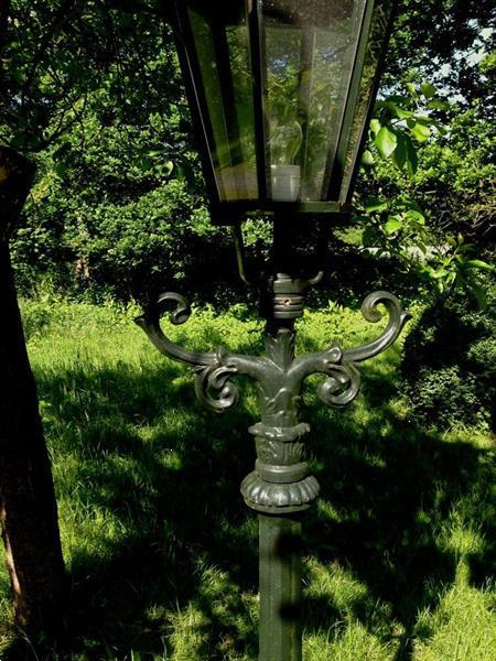 Grote foto lantaarn buitenlamp oud parijs hoogte 270 cm tuin en terras verlichting