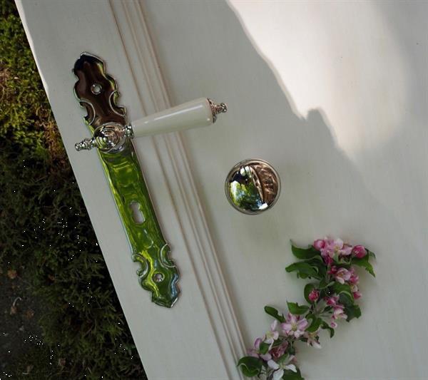 Grote foto kamerdeur beslag set met knop passend nikkel gepolijst anti doe het zelf en verbouw materialen en producten