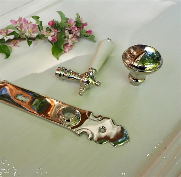 Grote foto kamerdeur beslag set met knop passend nikkel gepolijst anti doe het zelf en verbouw materialen en producten