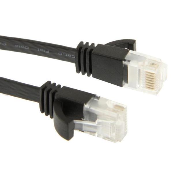Grote foto cat6 ultra thin flat ethernet network lan cable length 3m computers en software overige