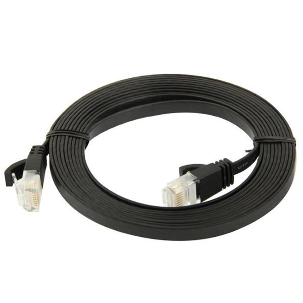 Grote foto cat6 ultra thin flat ethernet network lan cable length 3m computers en software overige