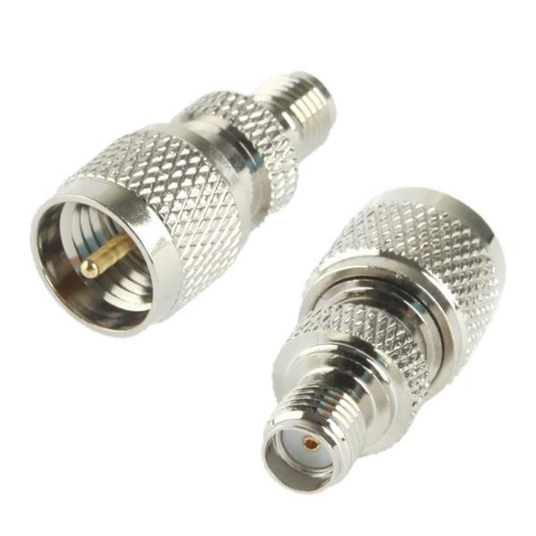 Grote foto coaxial sma female to mini uhf male adapter silver computers en software overige