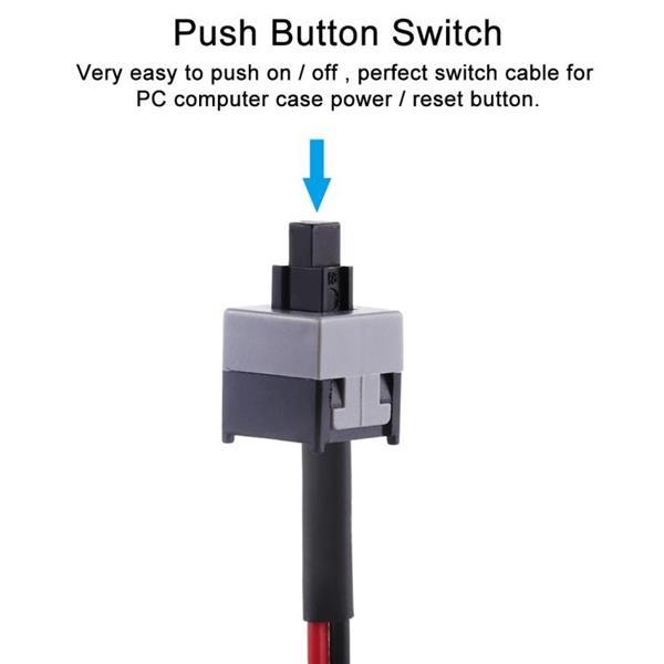 Grote foto computer chassis power switch cable computers en software overige