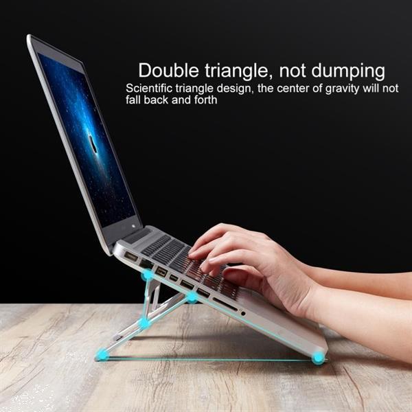 Grote foto coolcold u2s portable foldable hollow double triangle height computers en software overige computers en software