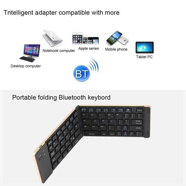 Grote foto f66 foldable bluetooth wireless 66 keys keyboard support an computers en software toetsenborden