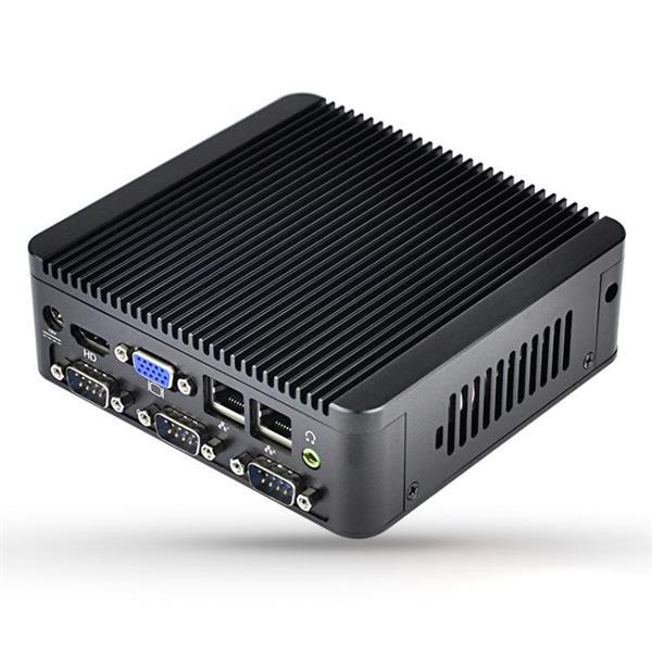 Grote foto fanless mini industrial control pc with 4 usb ports rs 232 computers en software overige computers en software