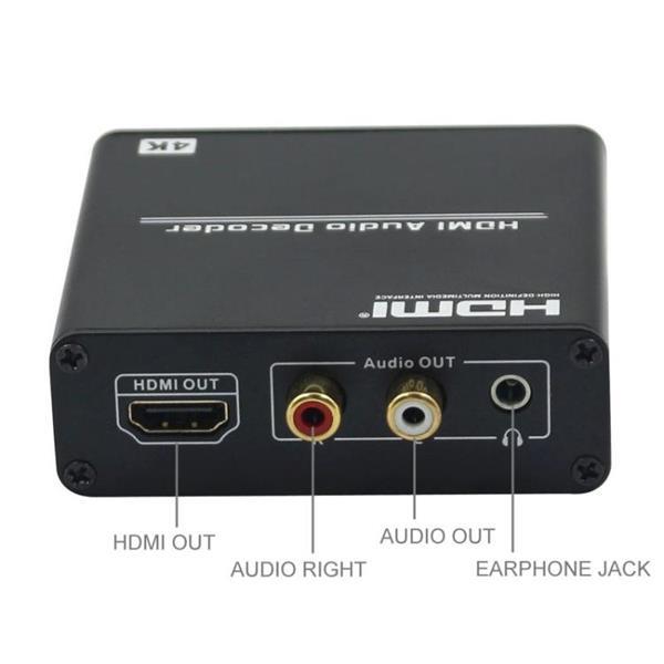 Grote foto hda 20a 4k x 2k hdmi audio decoder digital converter computers en software overige