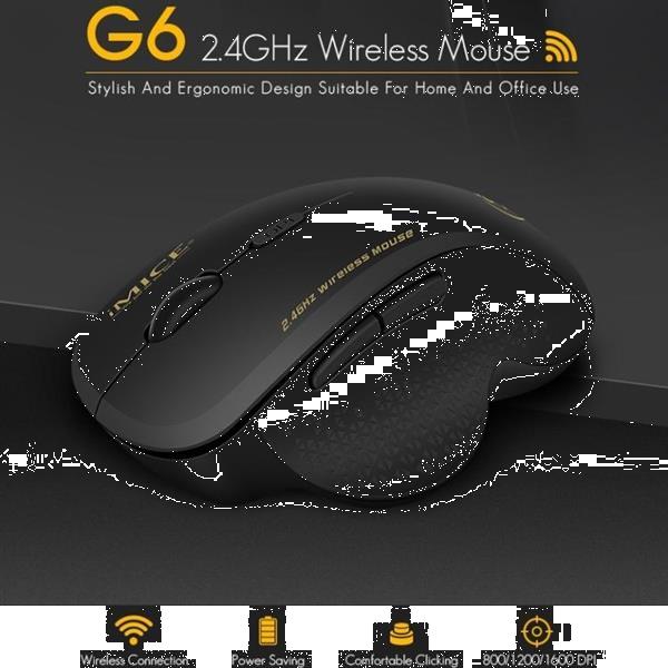 Grote foto imice g6 wireless mouse 2.4g office mouse 6 button gaming mo computers en software toetsenborden