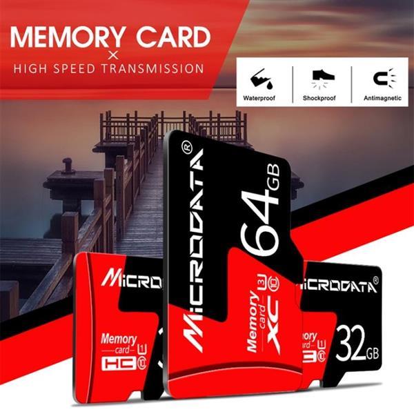 Grote foto microdata 128gb u3 red and black tf micro sd memory card audio tv en foto onderdelen en accessoires