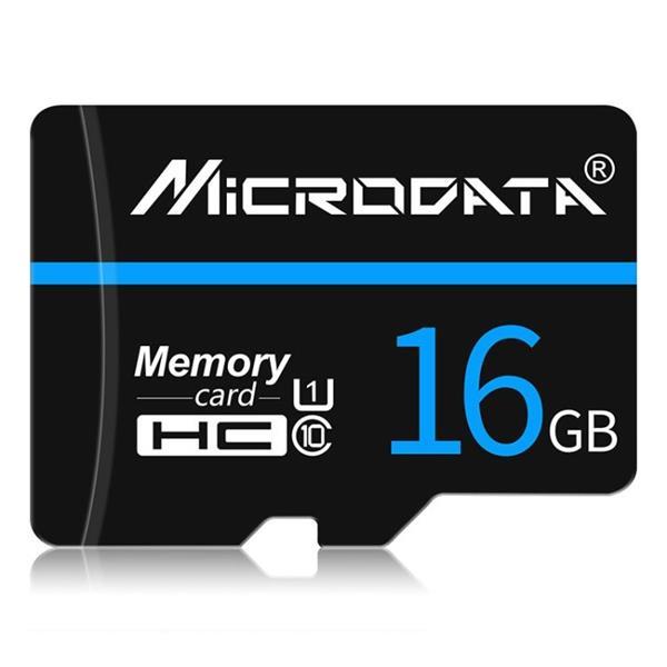 Grote foto microdata 16gb u1 blue line and black tf micro sd memory ca audio tv en foto onderdelen en accessoires