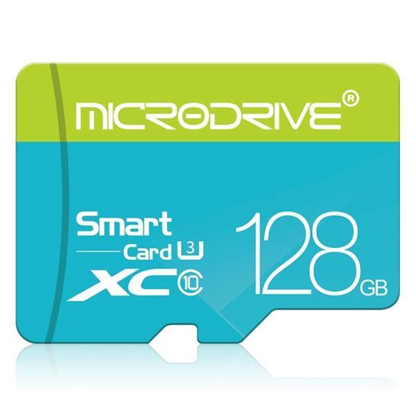 Grote foto microdrive 128gb u3 blue and green tf micro sd memory card audio tv en foto onderdelen en accessoires