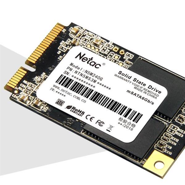 Grote foto netac n5m 240gb msata 6gb s solid state drive computers en software overige computers en software