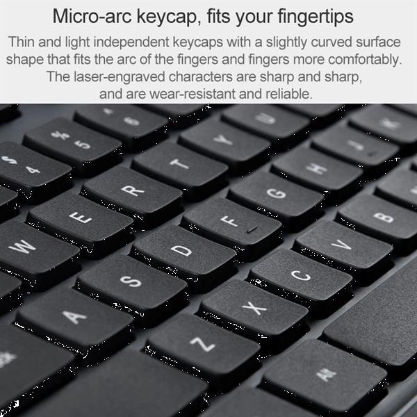 Grote foto original xiaomi 2.4ghz wireless keyboard mouse set for not computers en software toetsenborden