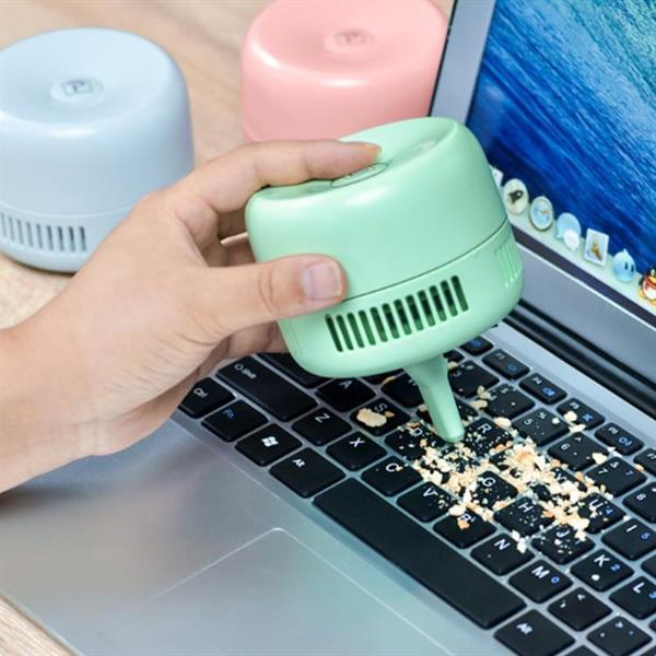 Grote foto portable mini vacuum cleaner desktop debris cleaning student witgoed en apparatuur stofzuigers
