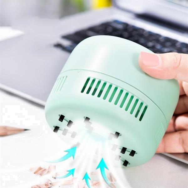 Grote foto portable mini vacuum cleaner desktop debris cleaning student witgoed en apparatuur stofzuigers