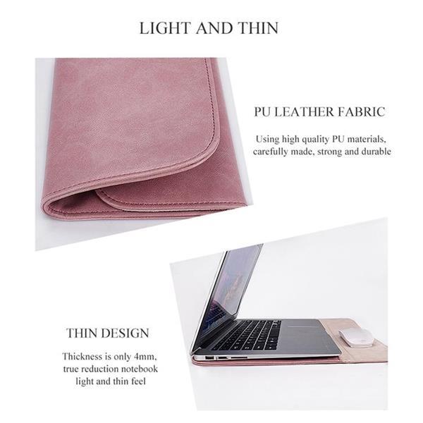 Grote foto pu01s pu leather horizontal invisible magnetic buckle laptop computers en software overige computers en software