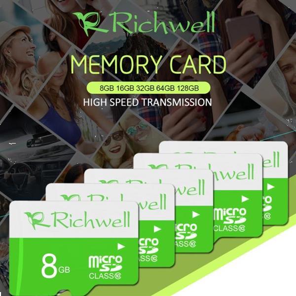 Grote foto richwell 8gb high speed class 10 micro sd tf memory card audio tv en foto onderdelen en accessoires