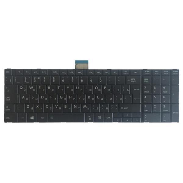 Grote foto ru version keyboard for toshiba satellite c850 c855d c850d c computers en software toetsenborden