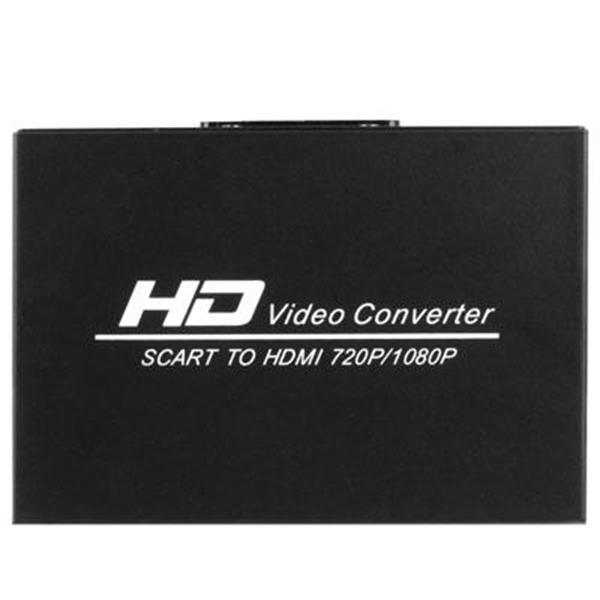 Grote foto scart to hdmi converter support 720p 1080p output black computers en software overige