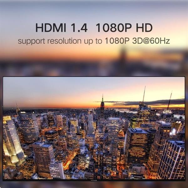 Grote foto ugreen hd 1080p 3 input to 1 output hdmi 1.4 splitter hdmi p audio tv en foto onderdelen en accessoires