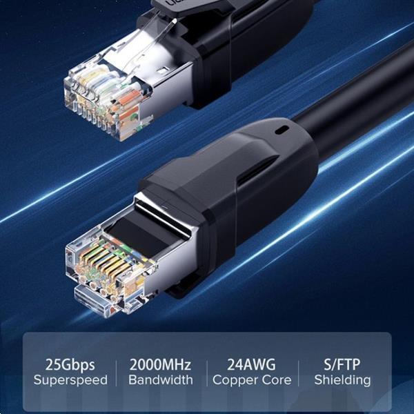 Grote foto ugreen cat8 ethernet network lan cable length 1m computers en software overige
