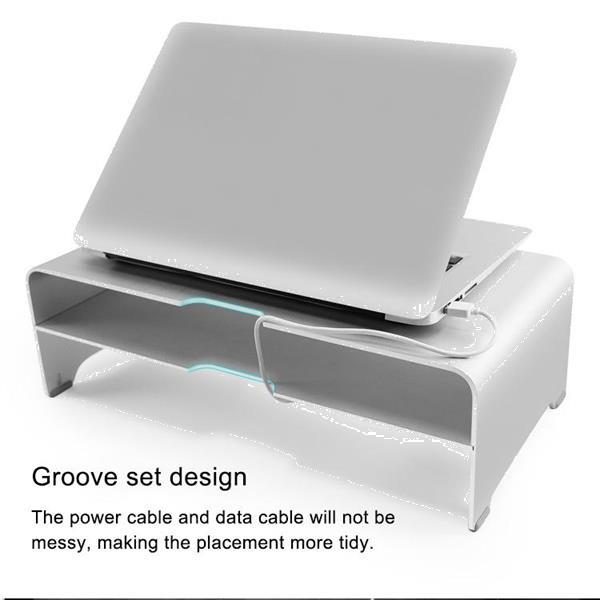 Grote foto universal aluminum alloy single layer laptop stand size 38 computers en software overige computers en software