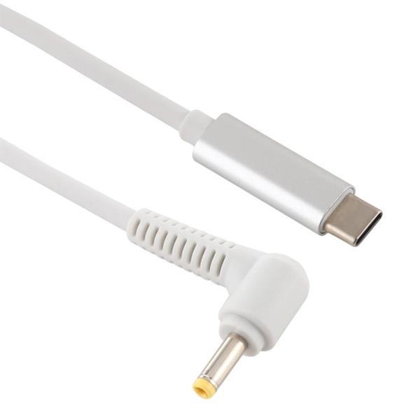 Grote foto usb c type c to 4.0 x 1.7mm laptop power charging cable c computers en software overige