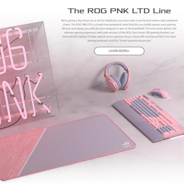 Grote foto asus strix flare pink ltd rgb backlight wired gaming keyboar computers en software toetsenborden
