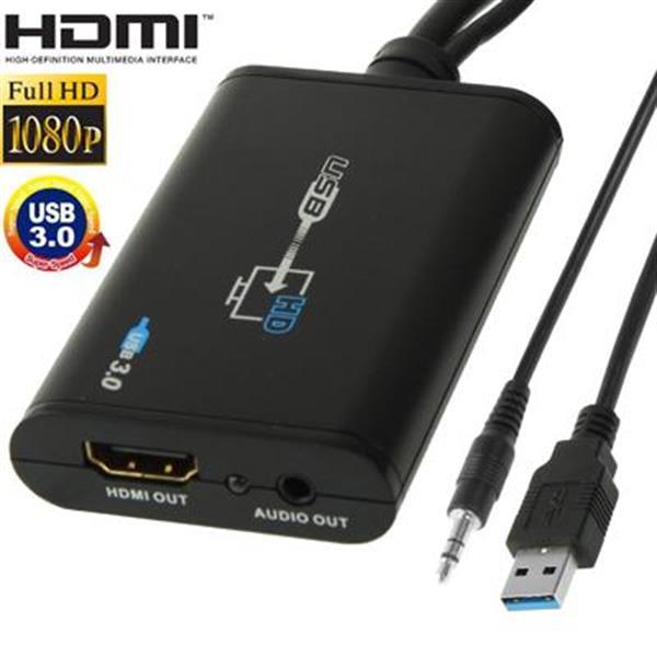 Grote foto usb 3.0 to hdmi hd video leader converter for hdtv support computers en software overige
