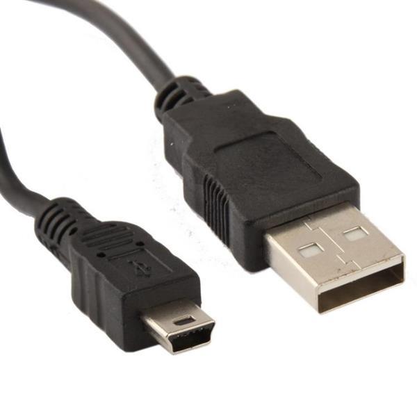 Grote foto usb 2.0 am to mini 5pin usb cable length 1.5m black computers en software overige