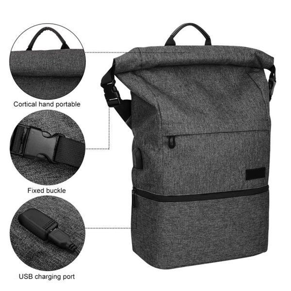 Grote foto polyester waterproof laptop backpack with usb interface capa sieraden tassen en uiterlijk rugtassen