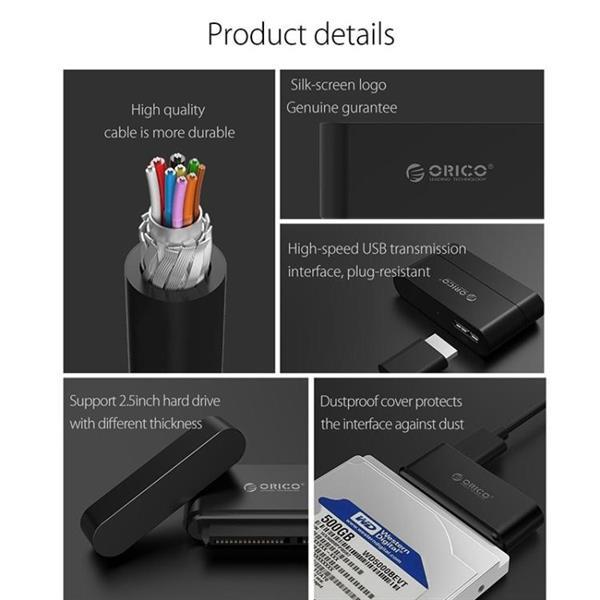 Grote foto orico 20uts u3 usb 3.0 to sata hard drive adapter cable conv computers en software overige computers en software