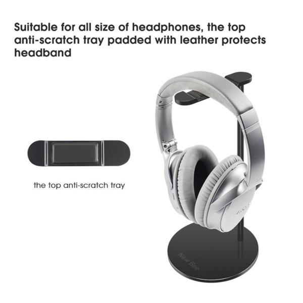 Grote foto nb z3 aluminum alloy leather silicone material headphone audio tv en foto koptelefoons