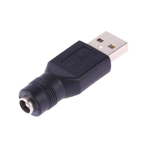 Grote foto usb male to 5.5 x 2.1mm female plug adapter connector computers en software overige