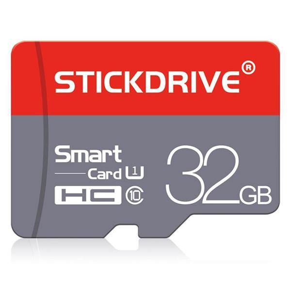 Grote foto stickdrive 32gb u1 red and grey tf micro sd memory card audio tv en foto onderdelen en accessoires
