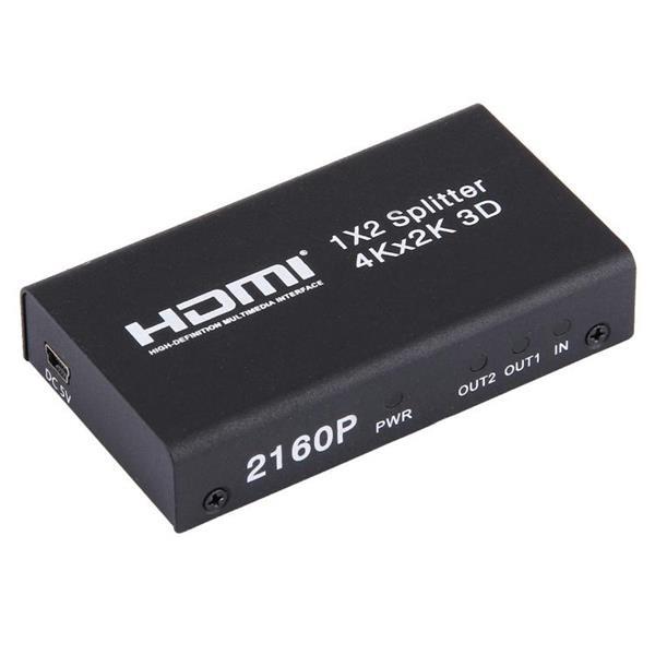 Grote foto mini hdmi 1x2 2160p switch splitter support 4kx2k 3d audio tv en foto onderdelen en accessoires