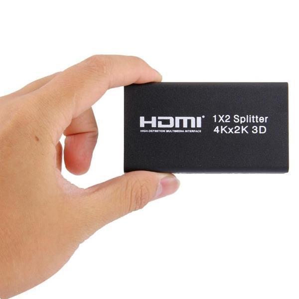 Grote foto mini hdmi 1x2 2160p switch splitter support 4kx2k 3d audio tv en foto onderdelen en accessoires